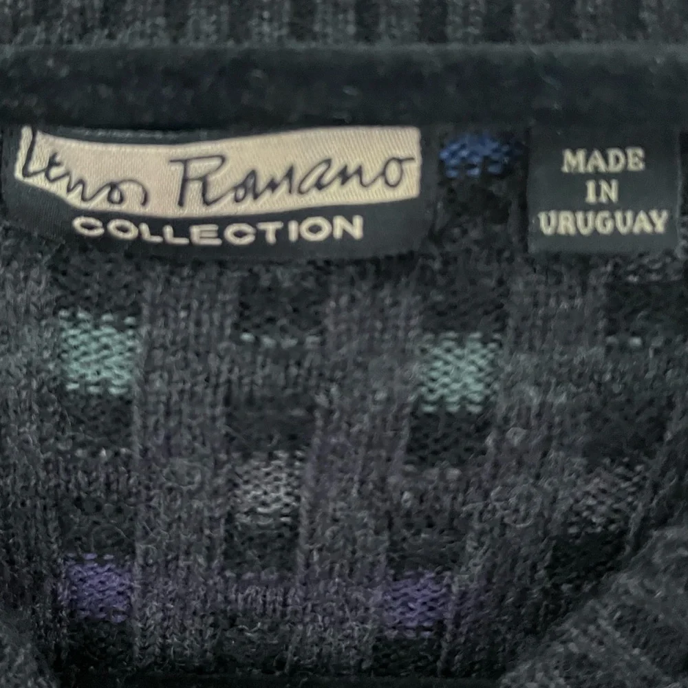 Lenor Romano Fine Merino Wool Sweater Textured 90's Crew Neck Pullover Men’s  XL